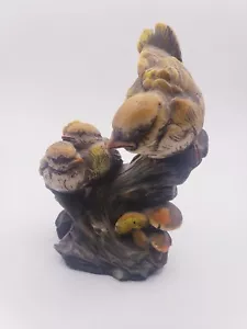 1984 Faro Capodimonte Statuetta Uccellino Vintage Figura Italiana Adesivo Originale - Foto 1 di 6