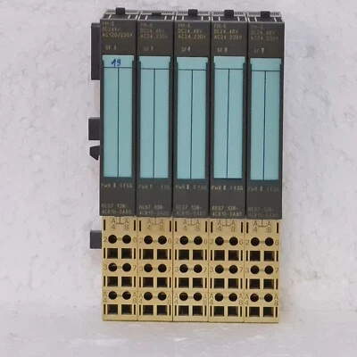 Lot of 5pcs Siemens 6ES7138-4CB10-0AB0 SIMATIC DP, POWER MODULE PM-E FOR ET200S - Image 1 of 4