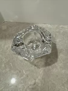 Orrefors Precious Crystal Candle Holder Tea Light Holder Excellent - Picture 1 of 5