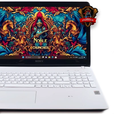 Cheap Sony Laptop BIG 15.6" Screen Intel Processor 128GB SSD Win10 Computer PC - Image 1 of 4