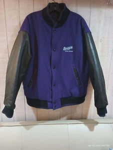 SNAPPLE BOMBER COAT PURPLE - Picture 1 of 5