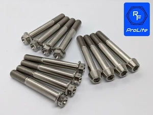 Triumph Speed Triple R Titanium Caliper Bolt Kit Taper / Hex / Drilled Ti 08-13 - Picture 1 of 10