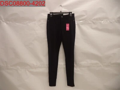 A.N.A. Pantalón ajustado cómodo de tiro medio negro alto para mujer, talla ST 2361072010602 Foto 1 de 4