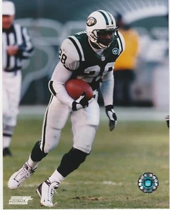 CURTIS MARTIN #28 NEW YORK JETS 8X10 COLOR LICENSED PHOTO FILE - Picture 1 of 1