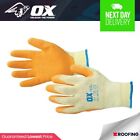 OX Tools OX-S241609 Latex Grip Gloves - Size 9 L - Work Safety Gloves