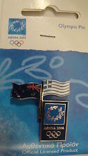 AUSTRALIA & GREECE FLAGS - ATHENS 2004 OLYMPIC PINS
