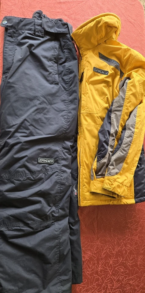 Conjunto de abrigo y pantalón de pesca en hielo Spyder talla grande para hombre Foto 1 de 4