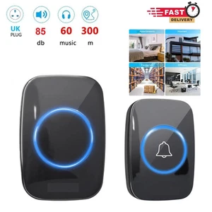1000ft Wireless Door Bells Waterproof Long Range Battery Home Cordless Doorbell - Picture 1 of 11