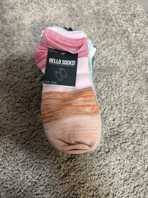 Paquete de 10 calcetines de corte bajo para mujer Hello Socks talla 4-10 varios diseños/colores Foto 1 de 4