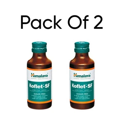 Himalaya Koflet-SF 100ML X 2 Pack Herbal cough Relief FREE SHIP 2027 - Изображение 1 из 3