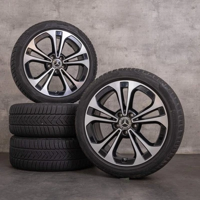 Mercedes C-Klasse Winterräder 18 Zoll W206 S206 Felgen A2064016200 schwarz - Bild 1 von 4