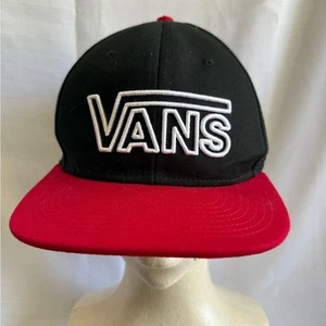 Vans Black and Red Snapback Adjustable Hat Ballcap - Picture 1 of 5