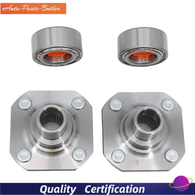 Fit for Toyota Tercel Paseo 1.5L NEW Set of 2 Front Wheel Hub and Bearing Kit US - Image 1 of 4