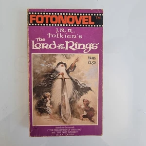 J.R.R. TOLKIEN LORD OF THE RINGS 1st 1st US FOTONOVEL ART BOOK 1979 Ralph Bakski - Picture 1 of 2