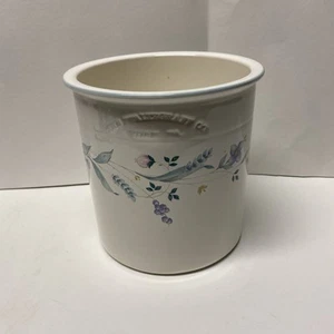 Vintage Pfaltzgraff April Utensil Topf/Blumentopf Steinzeug 6" hoch EUC USA B-1 - Bild 1 von 10
