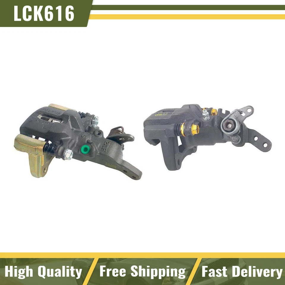 For 1995-1998 Acura TL Cardone Rear Left & Right Brake Calipers with Bracket - Image 1 of 4