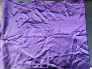 Shiny Purple Satiny Fabric - Picture 1 of 5