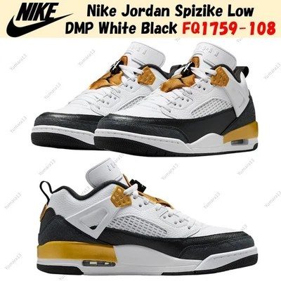Nike Jordan Spizike Low DMP Blanco Negro FQ1759-108 Para hombres Talla Foto 1 de 4