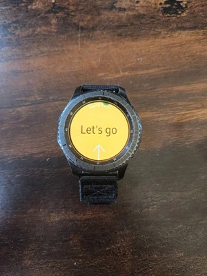 Samsung Gear S3 Frontier 46mm Stainless Steel Case Smartwatch SM-R760 - Image 1 of 4