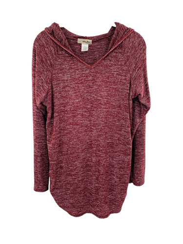 VETEMENTS Felpa con cappuccio premaman Ultra Teexe taglia L marrone erica