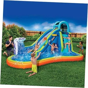 Inflatable Giant Water Slide - Huge Kids Pool (14 Feet Long by 8 Feet High) - Picture 1 of 7