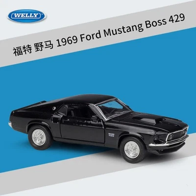 1:24 Welly Diecast 1969 Ford Mustang Boss 429 New in Box - Image 1 of 4