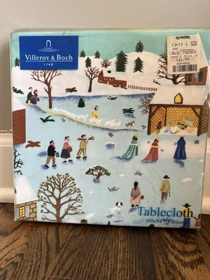 Villeroy & Boch Naif Mantel de Navidad Oblongo 60 x 84" NUEVO Foto 1 de 4
