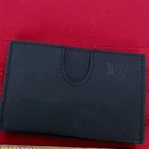 Clip de Dinero Kings Loot Delgado Delgado Minimalista Hombres Cuero Negro *ver Fotos - Imagen 1 de 7