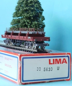 LIMA 305630 W RAIL CARRIER BEV BOGIE WAGON 32.5 TON BR BOXED MADE IN ITALY VGC - Picture 1 of 8