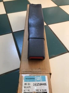 NOS Camaro Z28 Firebird 1984 Royal Blue Front Pass Seat Belt Buckle GM 12504406 - Picture 1 of 3