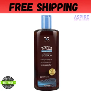 Champú anticaspa True+Real Coal Tar Therapeutic Plus gel alquitrán, 16 fl oz - Imagen 1 de 8