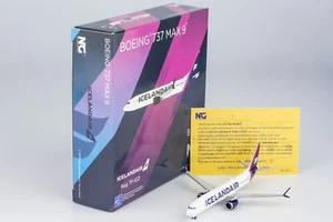 NG Model 89008 1/400 Icelandair Boeing 737-MAX9 Reg: TF-ICD Baula Magenta Tail - Bild 1 von 5
