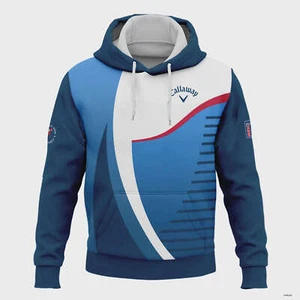 124th U.S. Open Pinehurst Golf Sport Callaway Hoodie Blue Gradient Red Straight - Picture 1 of 4