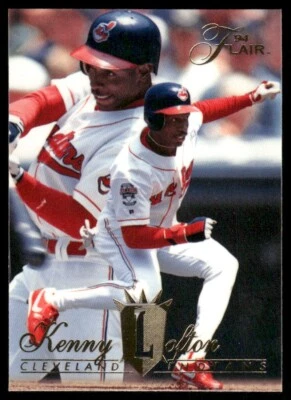 Kenny Lofton Cleveland Indians #283 1994 Flair Baseball Card - Image 1 of 2