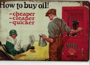 *Tolle Deko Garage Shell Motor Oil Zapfsäule ÖL Öldose Retro OIL Tankstelle* - Bild 1 von 1
