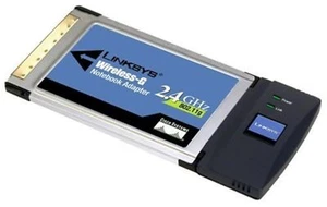 Cisco-Linksys WPC54G Wireless-G Notebook Adapter Very Good - Photo 1/3
