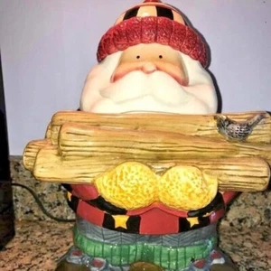 Woodland Santa Cookie Jar - used mint condition - Picture 1 of 6