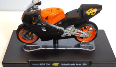 LEO MODELS VALENTINO ROSSI 1:18 MOTO HONDA NSR 500 #46 TEST HONDA JEREZ 1999  V1 - Immagine 1 di 2