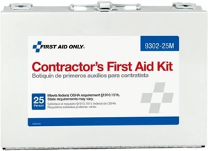 First Aid Only 9302-25M 25-Person Contractor's Emergency Kit White - Picture 1 of 10