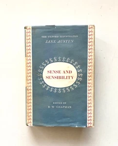 Oxford Illustrated Jane Austen - Sense & Sensibility - Hardback Vol I Chapman - Picture 1 of 6
