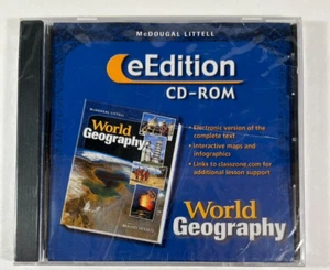 World Geography : EEdition 2003, CD-ROM) McGraw Hill 0618284834 - Picture 1 of 2