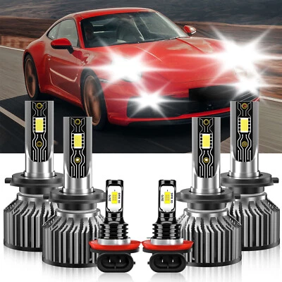 Kit de luces antiniebla de haz alto y bajo 6x LED para Porsche Cayenne 2003-2014 Foto 1 de 4