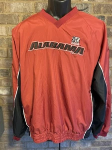 Vintage Alabama Crimson Tide Lined Pullover Starter Pulli Windbreaker Zip - Bild 1 von 8