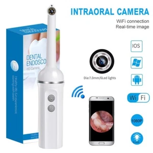 Kabellose WiFi orale zahnärztliche Endoskop Intraoralkamera 1080P HD Video USB Aufladen - Bild 1 von 6