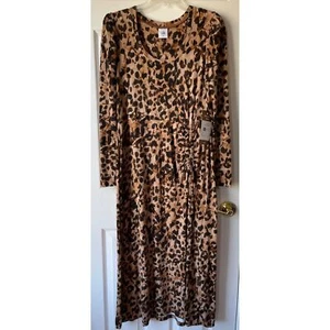 Cabi Dress Womens Medium Selma Animal Print Stretch Classic Mobwife Midi 4216 - Picture 1 of 13