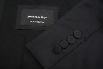 Ermenegildo Zegna Micronsphere Milano CURRENT Black One Button Tuxedo Jacket 50R - Image 1 of 4