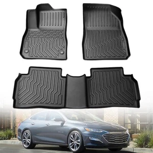 Floor Mats for Chevy/Chevrolet Malibu 2016-2025 Floor Liner All Weather Car Mats - Picture 1 of 9