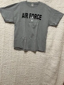 Camiseta AIR FORCE XL Para Hombre Gris Algodón Militar Gráfico Camiseta EE. UU. Orgullo Patriótico - Imagen 1 de 2