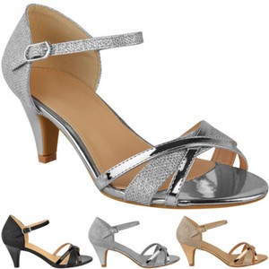 silver pumps low heel