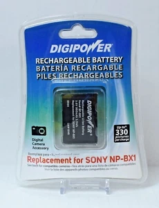 Digipower Rechargeable Battery Replacement For Sony Digital Camera NP-BX1 - NEW - Picture 1 of 2